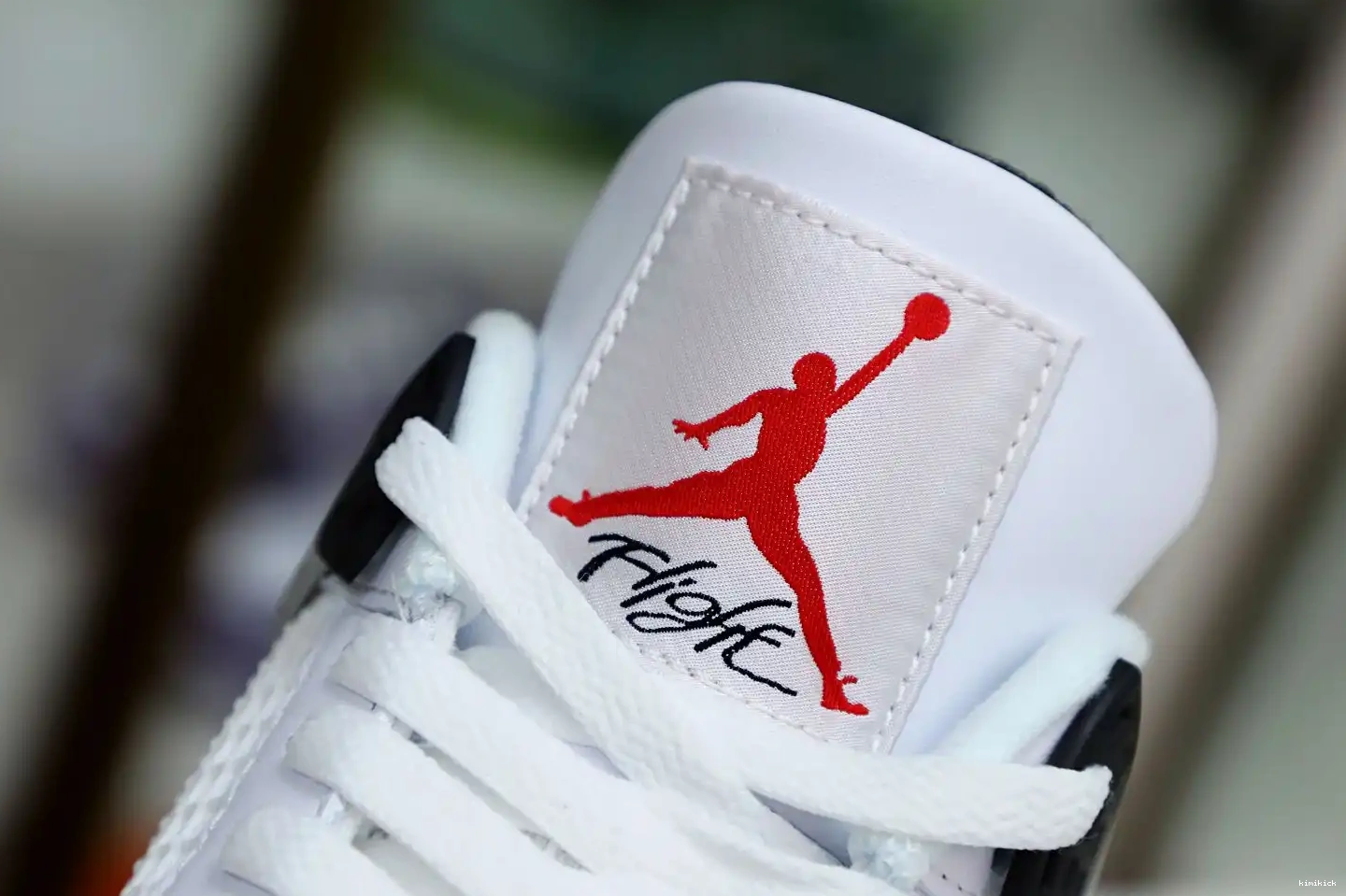 Kimikick White Jordan 4 Retro Air Cement 0519